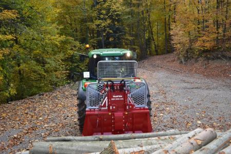 Гидравлическая трелевочная лебедка Tajfun EGV DVG 2X55 AHK