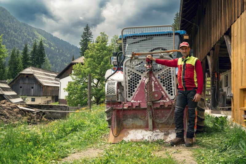 Об опыте работы с лесозаготовительной техникой Tajfun